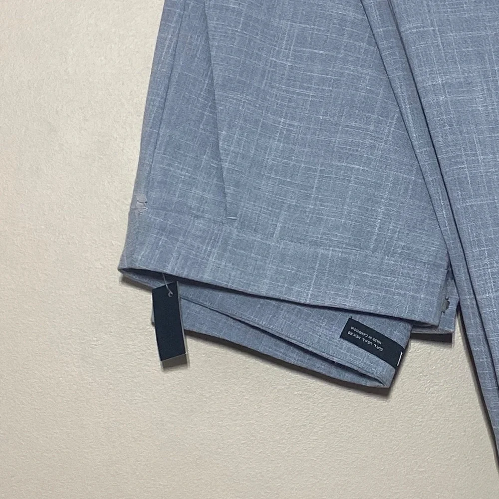 NWT Zara Ankle gray formal nylon pants size large